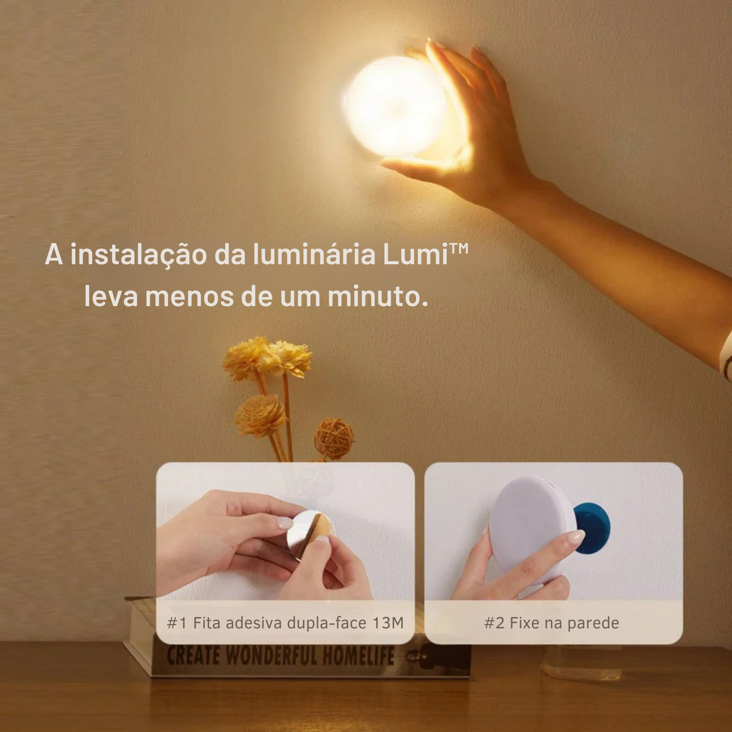 Lumi™ - Luminária com sensor de movimento